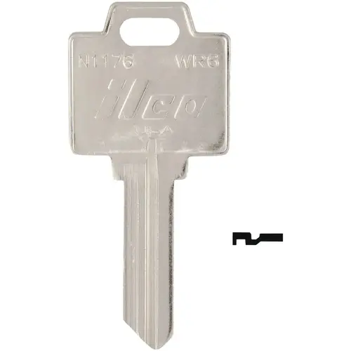 Kaba Ilco AL00000662 WR6 Weiser Cylinder Key Blank N1176 - pack of 10