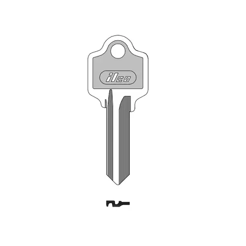 Kaba Ilco AR1-PC-TEAL-ILCO Key Blank