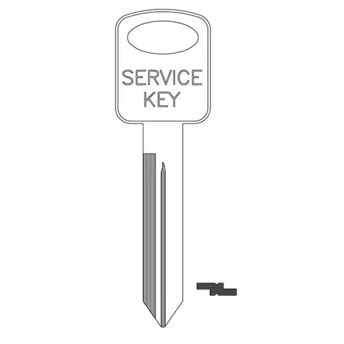 Kaba Ilco H86-SERVICE Mechanical Key