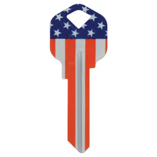 Kaba Ilco KW11-USFLAG-ILCO Key Blank