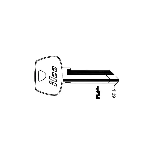 Kaba Ilco L1010N Sargent S68 Blank Key Silver
