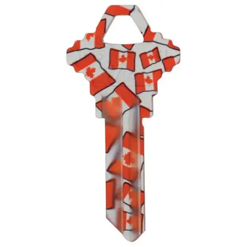 Kaba Ilco SC1-CANFLAG-ILCO Blank Personalized Keys - Canadian Flag