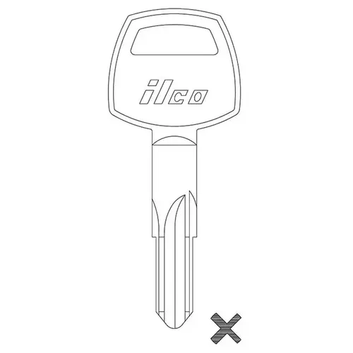 Kaba Ilco XPA1-ILCO Key Blank