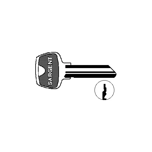 Sargent 6275RC 6-Pin Key Blank