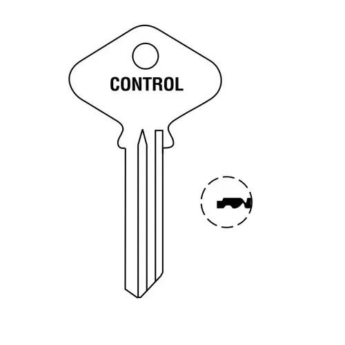 Yale Commercial FN118C TB Control Key Blanks, TB
