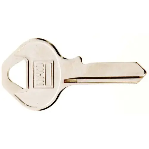 Hy-Ko 11010M5 Key Blank, Brass, Nickel, For: Master Cabinet, House Locks and Padlocks