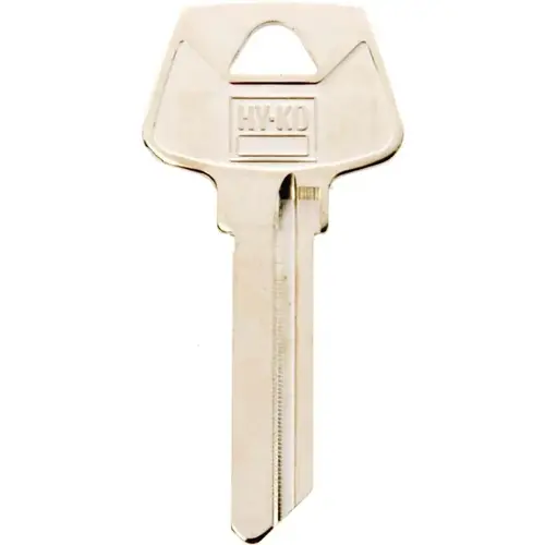 Hy-Ko 11010S23-XCP10 Key Blank, Brass, Nickel, For: Sargent Cabinet, House Locks and Padlocks - pack of 10