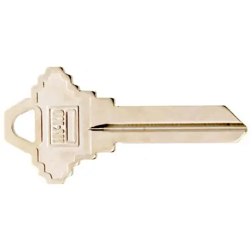 Hy-Ko 11010SC9 Key Blank, Brass, Nickel, For: Schlage Cabinet, House Locks and Padlocks