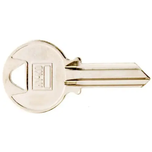 Hy-Ko 11010Y220 Key Blank, Brass, Nickel, For: Yale Cabinet, House Locks and Padlocks