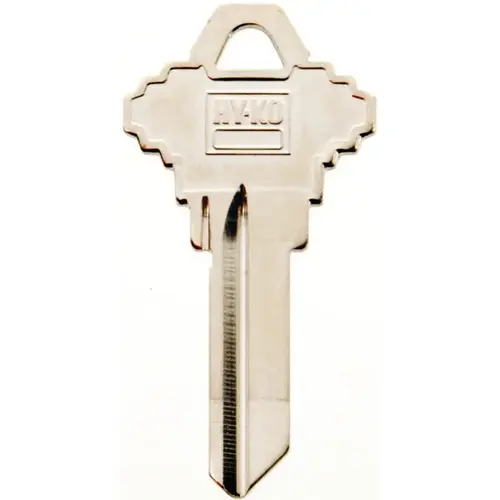 Hy-Ko 11050SC1-XCP50 21250SC1 Key Blank, Brass, Nickel, For: Schlage SC1 Keyways - pack of 50