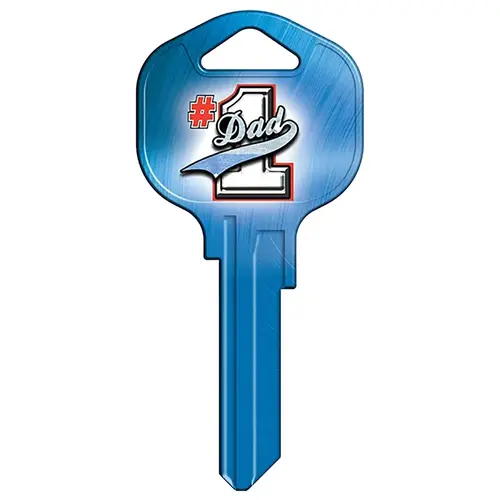 Hy-Ko 15005KW1-DAD-XCP5 Key Blank, Brass, Nickel, For: Kwikset KW1 Keyways - pack of 5