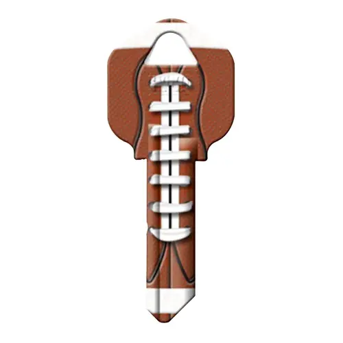 Hy-Ko 16010KW1-25-XCP10 KW1-25 KEYBLANK FOOTBALL - pack of 10
