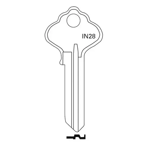 Jet IN28-JET Key Blank