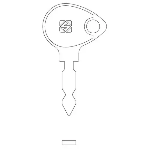 Kaba Ilco BH12-SI-ILCO Key Blank