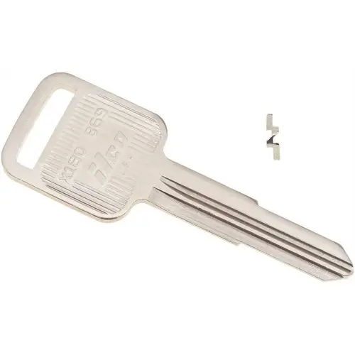 Kaba Ilco X180 B69 General Motors Key NICKEL Color/Finish Family