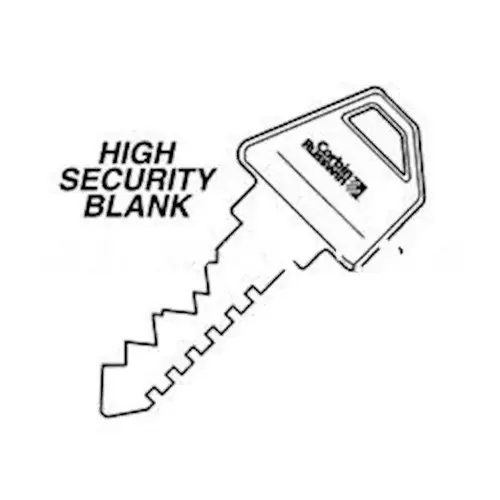 Corbin Russwin 59B16PIN90 Coined Logo 6 Pin Key Blank with 59 Keyway