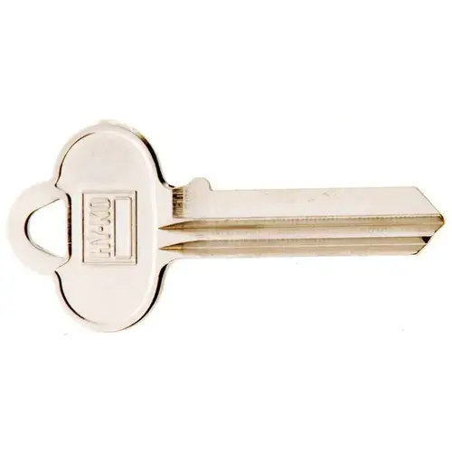 Hy-Ko 11010CO62-XCP10 Key Blank, Brass, Nickel, For: Corbin Russwin Cabinet, House Locks and Padlocks - pack of 10