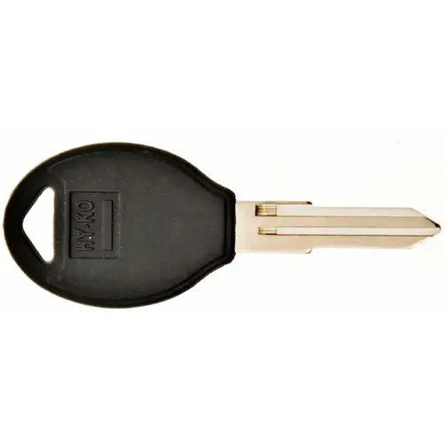 Hy-Ko 12005DA31 Automotive Key Blank, Brass/Plastic, Nickel, For: Nissan Vehicle Locks