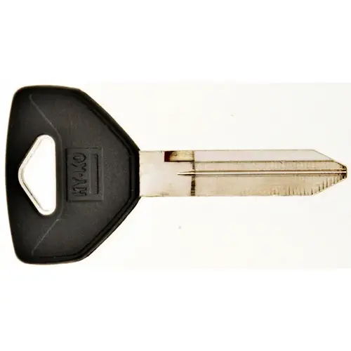 Hy-Ko 12005Y157 Key Blank, Brass, Nickel, For: Chrysler, Dodge, Eagle, Jeep, Plymouth Vehicles