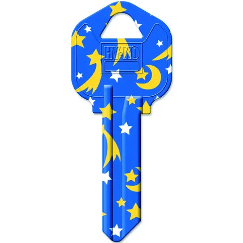 Hy-Ko 16010KW1-03 Key Blank, Brass, Painted, For: Kwikset KW1, Titan KW10 Keyways