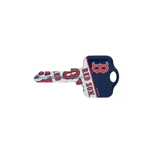 Ilco Unican Corporation SC1-MLB-RED SOX Team Key MLB Boston Red Sox Painted