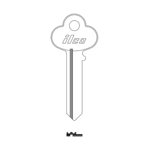 Kaba Ilco 01001E-ILCO Key Blank