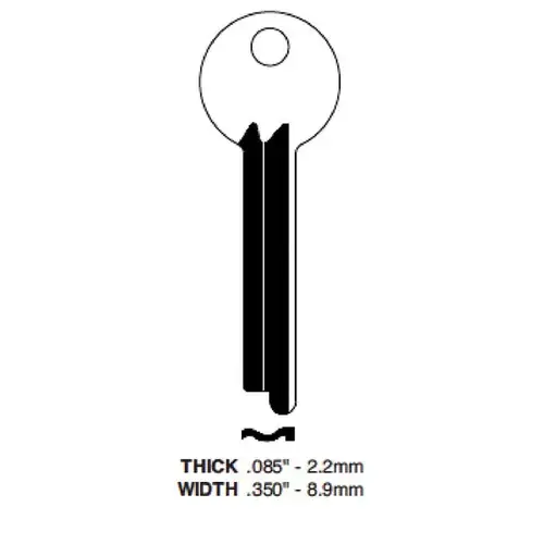 Kaba Ilco 1115AL-ILCO Key Blank