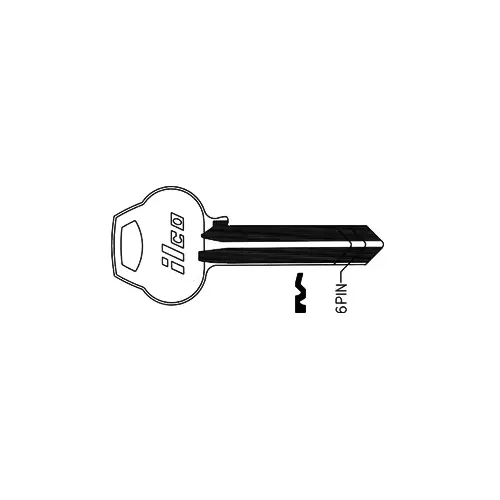 Kaba Ilco A1011-L2 Corbin Russwin L2-6PIN-10 Blank Key Gold