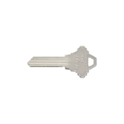 Kaba Ilco A1145CE-XCP10 Schlage 35-101CE Blank Key Silver - pack of 10