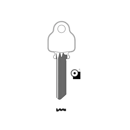Kaba Ilco A1517-NS-ILCO Key Blank