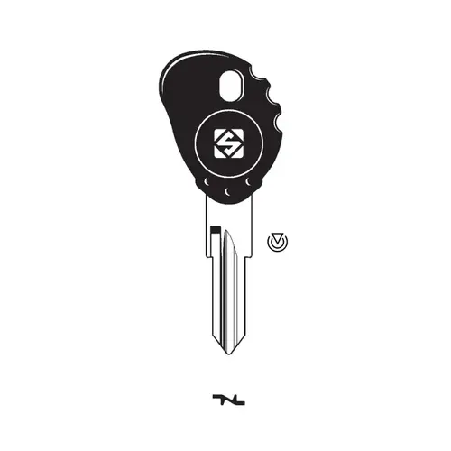 Kaba Ilco ZD24RT14-SI Key Zadi Motorcycle Key
