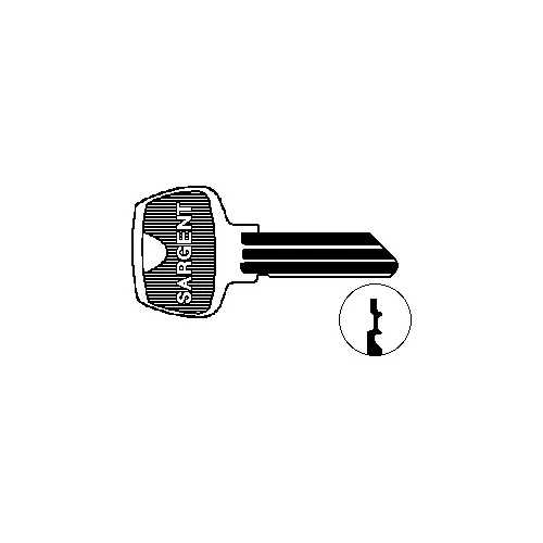 Sargent 270RH 5-Pin Keyblank, RH Master Section