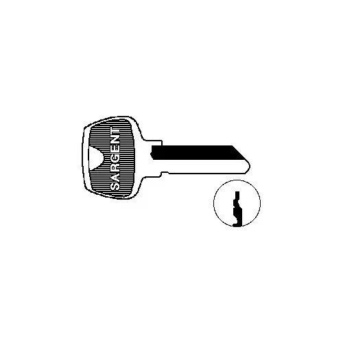 Sargent 275LB 5-Pin Keyblank, LB Keyway