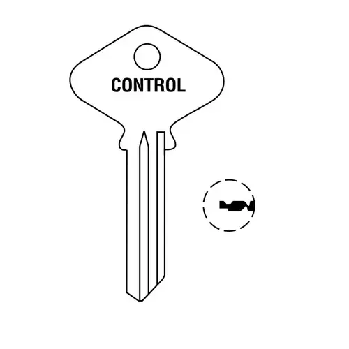 Yale Commercial FN118C TA Control Key Blanks, TA