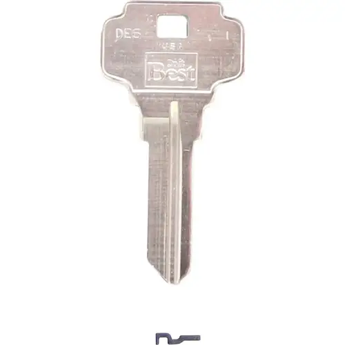 Do it Best AP99990921 Dexter Nickel Plated House Key, DE6 / D1054K DIB - pack of 10