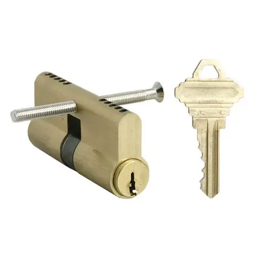 GMS PR11-SC-04 Profile Cylinder Satin Brass