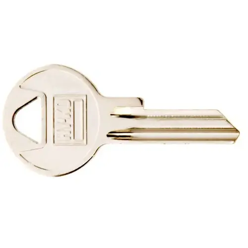 Hy-Ko 11010Y6-XCP10 Key Blank, Brass, Nickel, For: Yale Cabinet, House Locks and Padlocks - pack of 10