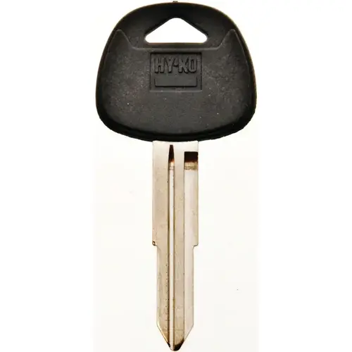 Hy-Ko 12005HY14 Automotive Key Blank, Brass/Plastic, Nickel, For: Hyundai Vehicle Locks Black