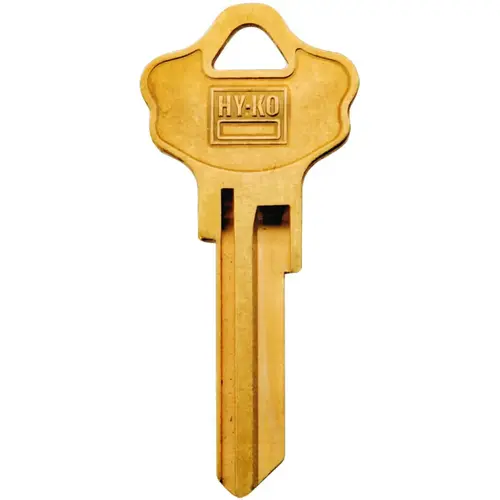 Hy-Ko 21200KW10BR-XCP200 Key Blank, Brass, For: Kwikset Cabinet, House Locks and Padlocks - pack of 200