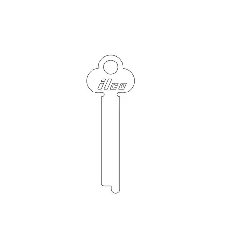 Kaba Ilco 1225A Key Flat Steel Yale
