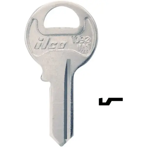 Kaba Ilco AL3588902B Master / Tru Guard Padlock Key Blank 1092 - pack of 10