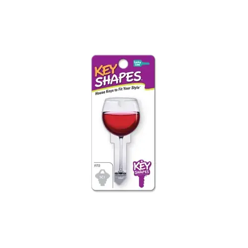 LUCKY LINE B108W Key Shapes Red Wine WR3/5 Painted