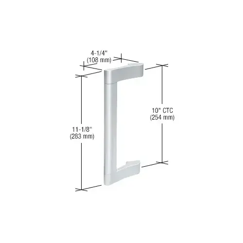 CRL DL915A Satin Anodized Extruded Aluminum Pull Handle