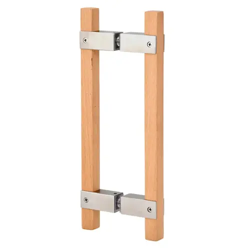 CRL SA6X6BS Brushed Stainless 10" BM Series Sauna Back-to-Back Pull Handle