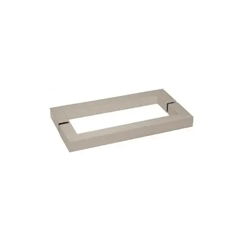 CRL SQ18X18BN Brushed Nickel "SQ" Style 18" Back-to-Back Towel Bar