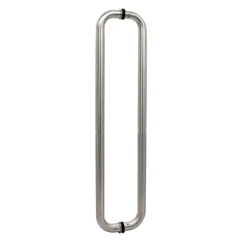 FHC CP24X24BS 24" Pull- 1" Back to Back Pull Handles - Brushed Stainless Steel