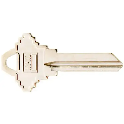Hy-Ko 11010SC20 Key Blank, Brass, Nickel, For: Schlage Cabinet, House Locks and Padlocks