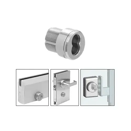 CRL 1CHBS Brushed Stainless Mortise Housing for 7-Pin Small Format Interchangeable Cores (SFIC)