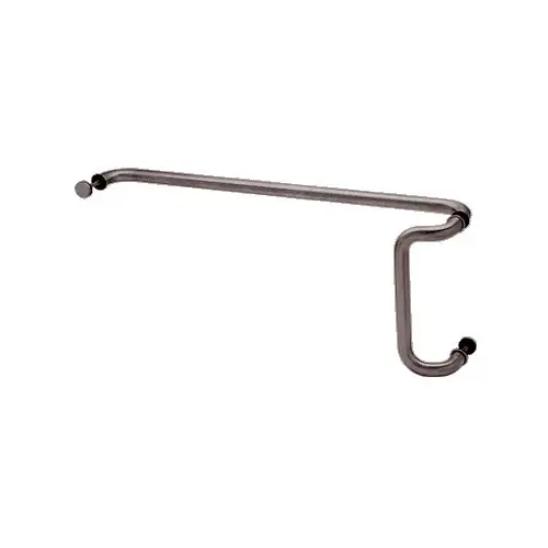 CRL CD12X28DU Dark Bronze 12" x 28" Back-to-Back Offset Combination Push and Pull Handle Set