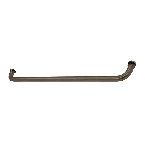 CRL CM28DU Dark Bronze 28" Cross Bar Pull Handle for 4" x 10" Center Locks